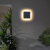 灯典（DENG DIAN）庭院花园过道氛围灯现代简约LED防水户外壁灯室外围墙创意装饰灯B-133244 6W 3000K IP65