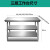 京工京选 不锈钢工作台厨房操作台定制商用打荷台桌子包装台  150*50*80三层