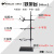 铁架台实验室全套配件不锈钢实验架十字夹试管夹烧瓶铁夹子国标60 普通一杆一座/高40cm