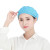 纺织女工工作帽子一次性网帽工厂厂防尘透气车间卫生 白色
