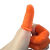 橙色麻点橡胶防滑手指套耐磨加厚乳胶防护点钞教师分翻页点钞印刷 白色防滑大号100只 女士大拇指用