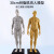 科睿才实验室人体肌肉3D模型 全身解结构 男女人偶参考仿真 30cm树脂半肌白女 17369 