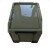 万普盾 军绿色周转箱（含盖子） 塑料收纳箱长52*宽38*高32cm 存储箱整理箱置物箱