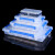 稳斯坦 W5923 多格塑料零件盒 电子元件器收纳整理盒电工工具存储箱盒子 23*12*3.7cm
