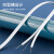 山泽 FH22-100B 皮线光纤光缆 室内单模双芯 2芯2钢丝 白色100米  企业订单 个人勿拍