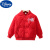 迪士尼（Disney）男童冬装外套加厚加绒棒球服2023新款男孩夹克棉衣秋冬款儿童衣服 红色 夹棉款 90cm