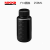 日本NIKKO试剂瓶HDPE塑料瓶圆瓶大口小口黑色避光样品瓶避光液体瓶ASONE亚速旺进口耐酸碱 黑色大口圆瓶 1000ml