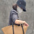 蕉下渔日本2024新款适合短发的遮阳渔夫帽子女夏季时尚UV可折叠防晒帽潮 黑色 透气防晒UV50+