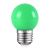 星期十 彩色灯泡led灯螺口小球泡E27LED绿色球泡3W 定制