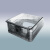 西门子防水盒防溅盒黑白金灰色卫生间室外厨房透明ip55户外防护罩 黑色防水盒