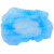 伏兴 FX506 一次性无纺布条形帽100只装 一次性头套卫生头罩防尘帽 双筋 蓝色 