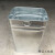户外垃圾桶内胆镀锌板不锈钢内桶玻璃钢铁皮果皮箱圆形金属 模压方25/31/43.5高