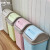 中环力安 北欧拼色垃圾桶 卫生间厨房分类垃圾篓办公室塑料垃圾桶 A 大号摇盖 颜色随机