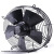 外转子轴流风机YWF4E/4D-300/350/400/450/500冷库冷干机风扇380V YWF4E350S220V中速