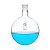 垒固玻璃单口圆底烧瓶24#实验室蒸馏瓶50/100/150/250/500/1000ml 3000ml/29#