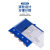 仓库磁性标签牌库位卡标识牌塑料牌分类计数卡标签卡货架标签磁铁 强磁三轮乳白色10X7.5厘米