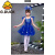 G.DUCKKIDS小黄鸭2024六一新款儿童演出服装星星舞蹈服女童公主裙蓝色蓬蓬裙 男款 160cm