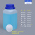 水杉1L升半透明色蓝盖大口方瓶配垫片包装瓶化学试剂瓶耐酸碱1kg