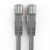 沃德森超五类网线 高速CAT5e百兆网络连接线 电脑网络跳线 超五类跳线 灰色5米