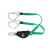 梅思安(MSA) 10208068 安全绳织带型  大挂钩1.2米 减震双腿  1套