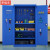 京佳乐重型工具柜JE2569车间零件收纳柜存储柜三层板带挂板蓝色