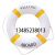 船用专业 加厚塑料儿童实心高浮力5556国标2.5kg游泳圈 地中海黄色中号