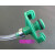 日式武藏点胶机点胶适配器EFD点胶针筒套头组件/美式转接头连接管 50CC绿色