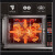 佩科达风炉烤箱商用热风循环炉4盘大容量面包蛋糕披萨私房烘焙电烤箱 68L蒸烤箱All(配5个烤盘)烤盘 5盘及以上