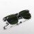定制电焊专用防光防电弧玻璃镜片防打眼飞溅防护眼镜焊护眼护目镜 G15浅绿色镜片浅色 单幅眼镜