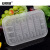 安赛瑞 一次性生鲜托盘 19×14×2cm 水果蔬菜包装盒保鲜盒 加厚长方形塑料托盘 半透明（200个装） 24956
