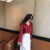 RGPX连衣裙2023夏天新款女装气质女神范长款套装女春御姐Chic百搭修身 红色衬衫 S