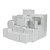 定制F/AG型新料防水塑料接线盒防水盒盒盒端子盒适配 米白色 AG-200×150×75