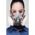 盛融乾620P防毒面具钣金喷漆活性炭面罩720P防工业粉尘气体异味 720P七件套套装
