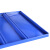 惠象 货架仓储仓库展示架储物架 蓝色轻型主架 120*50*200*4层（1块层板）