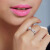 玛贝尔/The Leo Diamond品牌钻石 无限爱系列 结婚求婚单颗粒钻石戒指 主石0.43克拉VS2/G色 旁石9分 13号