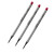 凌美LAMY德国宝珠笔笔芯M63狩猎、恒星、lx系列通用 0.7mm墨芯 红色0.7mm(3支装） M