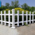 PVC草坪护栏围栏栅栏塑钢花园绿化带栏杆篱笆围墙园林绿化隔离栏白色绿色蓝色木纹色护栏 立柱