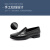 皮尔卡丹Pierre Cardin/皮尔卡丹男鞋23商务休闲皮鞋一脚蹬真皮羊皮乐福鞋 黑色 40