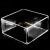定制高石英池坩埚用方盒实验蒸发皿耐高温透光方槽方缸方方形方池 50*40*25mm