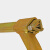 冠峰 300型(锰钢三角管)小圆钩安全带 电线杆脚扣加厚型脚扣脚爬杆器GFQ-003