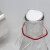三角烧瓶锥形瓶封口膜 培养容器透气耐高温组培实验室封口膜 无菌 14*14cm 50张 膜直径1.6cm