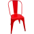 铁皮椅子金属座椅工业椅子（把价） 企业 定制 红色加坐垫 2把起售 5