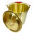 防爆一体成型铝制黄铜带盖子石油化工废料储存桶手提水铝桶 铜桶锥形20L带盖子一体成型