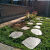 曦凰天然青石板踏步石别墅庭院地砖花园户外铺路汀步石（10块起发） 不规则20-30公分 厚度3公分 其它