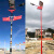 定制适用民族风路灯杆5米6米7米8米新农村维修特色彩绘路灯杆子 4米大小杆送