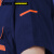 安赛瑞 春夏短袖劳保工作服套装 含裤子 夏季透气半袖工厂车间 深蓝色XXXL码 11297