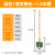 适用于尖头铁锹锰钢铲雪种菜挖土挖树铲子木把柄方头大铁锨户外家 绿色1号尖锹头+1.2木柄