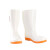 沸耐笙 FNS-04848 男士中筒白色食品卫生雨鞋 食品厂用白色食品PVC胶鞋 白色 45 双