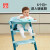 好孩子（gb）婴儿椅宝宝餐桌椅吃饭儿童学习椅多功能HC2001 蓝色【HC2001-U127BB】