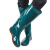 沸耐笙 XJY-130 PVC防水过膝塑胶平跟雨鞋 43cm军绿45 1双